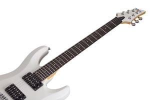 1638862220288-Schecter C-6 SWHT Satin White Deluxe Solid-Body Electric Guitar3.jpg